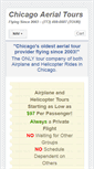 Mobile Screenshot of chicagoaerialtours.com